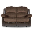 Granley Double Reclining Loveseat in Chocolate 9700FCP-2