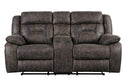 Madrona Double Reclining Loveseat in Dark Brown 9989DB-2