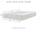 Chime 12 Inch Memory Foam Mattress in a Box - Town Of Bargains Furniture - NY