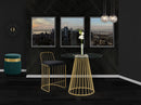 Gio Black Velvet Stool - Town Of Bargains Furniture - NY