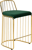 Gio Green Velvet Stool - Town Of Bargains Furniture - NY