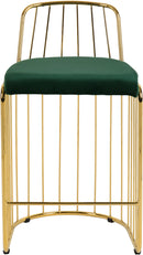 Gio Green Velvet Stool - Town Of Bargains Furniture - NY