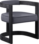 Regency Grey Velvet Dining Chair - Town Of Bargains Furniture - NY