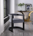 Regency Grey Velvet Dining Chair - Town Of Bargains Furniture - NY