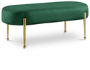Gia Green Velvet Bench - Town Of Bargains Furniture - NY