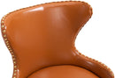 Hendrix Cognac Faux Leather Office Chair - Town Of Bargains Furniture - NY