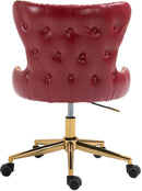Hendrix Red Faux Leather Office Chair - Town Of Bargains Furniture - NY