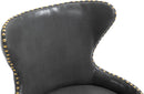 Hendrix Grey Faux Leather Office Chair - Town Of Bargains Furniture - NY