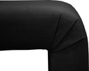 Minimalist Black Velvet Bench - Town Of Bargains Furniture - NY