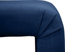Minimalist Navy Velvet Bench - Town Of Bargains Furniture - NY