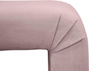 Minimalist Pink Velvet Bench - Town Of Bargains Furniture - NY