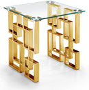 Pierre Gold End Table - Town Of Bargains Furniture - NY