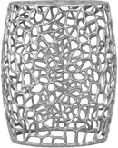 Priya Silver End Table - Town Of Bargains Furniture - NY