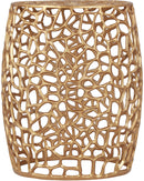 Priya Gold End Table - Town Of Bargains Furniture - NY