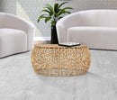 Priya Gold Coffee Table - Town Of Bargains Furniture - NY