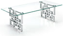 Alexis Chrome Coffee Table - Town Of Bargains Furniture - NY