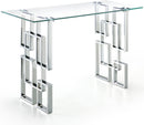 Alexis Chrome Console Table - Town Of Bargains Furniture - NY
