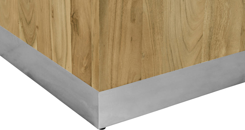 Acacia Chrome End Table - Town Of Bargains Furniture - NY