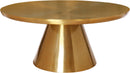 Martini Brushed Gold Coffee Table