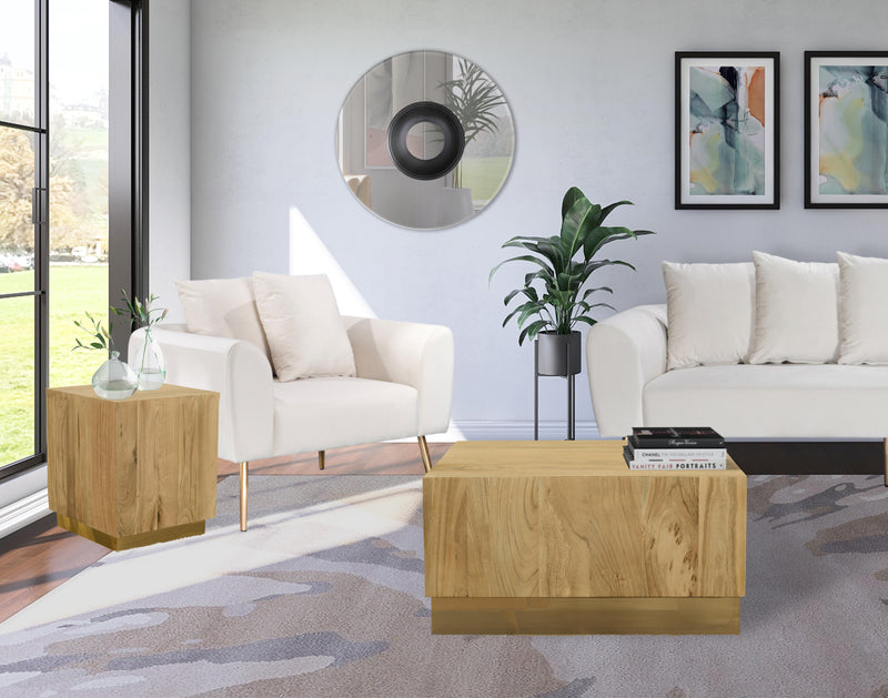 Acacia Gold End Table - Town Of Bargains Furniture - NY