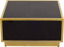 Glitz Black Faux Marble Coffee Table - Town Of Bargains Furniture - NY