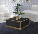 Glitz Black Faux Marble Coffee Table - Town Of Bargains Furniture - NY
