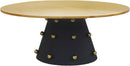 Raven Black / Gold Coffee Table - Town Of Bargains Furniture - NY