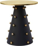 Raven Black / Gold End Table - Town Of Bargains Furniture - NY