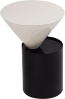 Damon White End Table - Town Of Bargains Furniture - NY