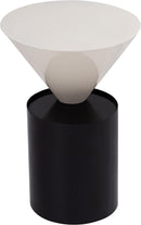 Damon White End Table - Town Of Bargains Furniture - NY