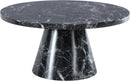 Omni Black Faux Marble Coffee Table - Town Of Bargains Furniture - NY