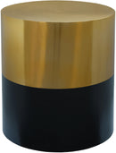 Sun Black / Gold End Table - Town Of Bargains Furniture - NY