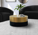 Sun Black / Gold Coffee Table - Town Of Bargains Furniture - NY
