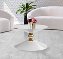 Malia White / Gold Coffee Table - Town Of Bargains Furniture - NY