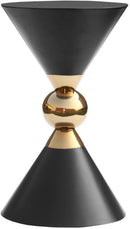 Malia Black / Gold End Table - Town Of Bargains Furniture - NY