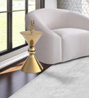 Malia Gold End Table - Town Of Bargains Furniture - NY