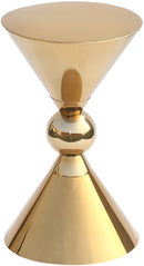 Malia Gold End Table - Town Of Bargains Furniture - NY