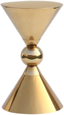 Malia Gold End Table - Town Of Bargains Furniture - NY