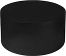 Cylinder Matte Black Coffee Table - Town Of Bargains Furniture - NY