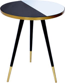Reflection Gold / Black End Table - Town Of Bargains Furniture - NY