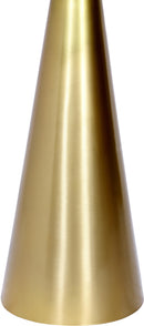 Glassimo Brushed Gold End Table - Town Of Bargains Furniture - NY