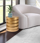 Levels Brushed Gold End Table - Town Of Bargains Furniture - NY