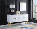 Pop White / Gold Sideboard/Buffet - Town Of Bargains Furniture - NY