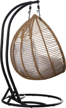 Tarzan Natural Color Outdoor Patio Double Swing Chair