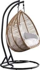 Tarzan Natural Color Outdoor Patio Double Swing Chair