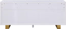 Excel White Lacquer Sideboard/Buffet - Town Of Bargains Furniture - NY