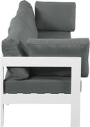 Nizuc Grey Waterproof Fabric Outdoor Patio Modular Sofa - Town Of Bargains Furniture - NY