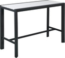 Nizuc White manufactured wood Outdoor Patio Aluminum Rectangle Bar Table