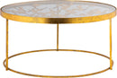 Butterfly Gold Coffee Table - Town Of Bargains Furniture - NY