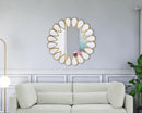 Shell White Mirror - Town Of Bargains Furniture - NY